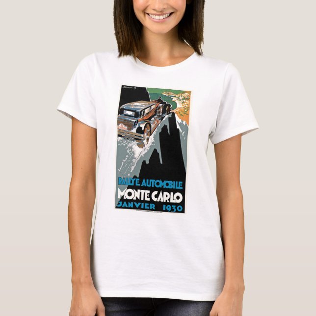 Rallye Automobile Monte Carlo T-Shirt (Vorderseite)