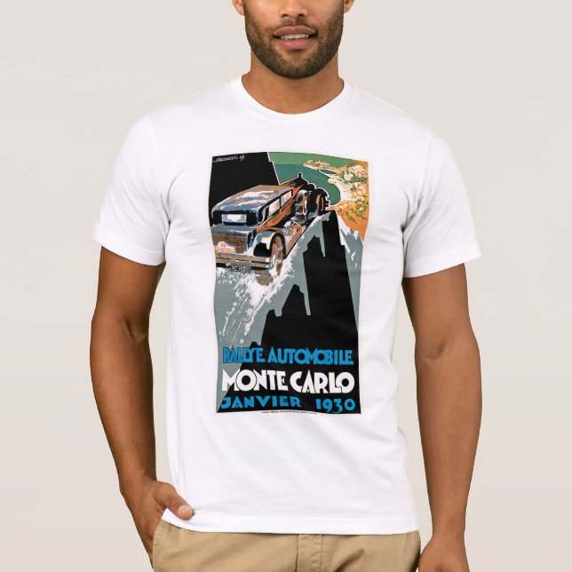 Rallye Automobile Monte Carlo T-Shirt (Vorderseite)