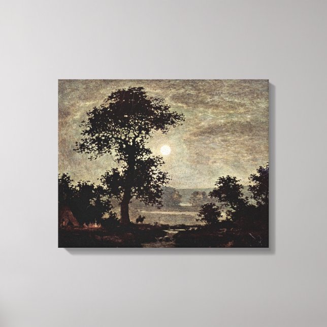 Ralph Albert Blakelock - Mondschein Leinwanddruck (Vorderseite)