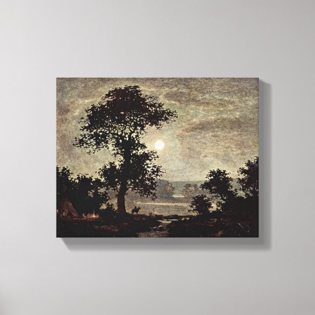 Ralph Albert Blakelock - Mondschein Leinwanddruck (Vorderseite)