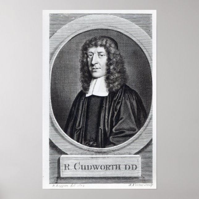 Ralph Cudworth, graviert von George Vertue Poster (Vorne)