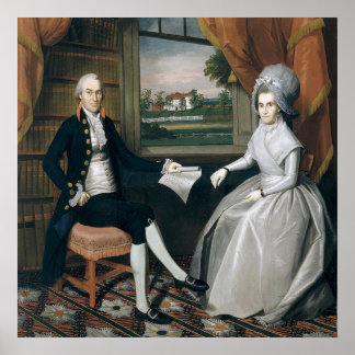 Ralph Earl / Oliver und Abigail Ellsworth / Poster