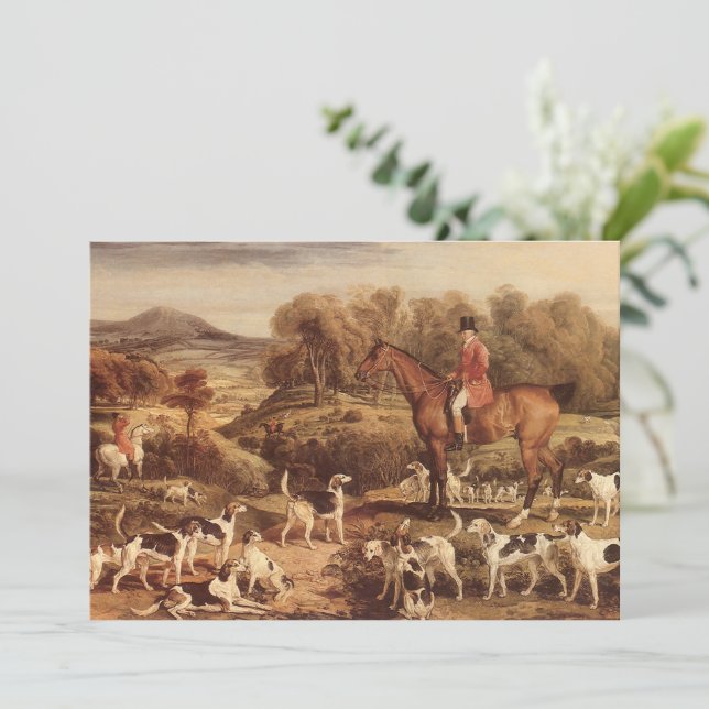 Ralph Lambton und seine Hounds von James Ward (Stehend Vorderseite)