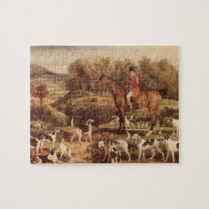 Ralph Lambton und seine Hounds von James Ward Puzzle