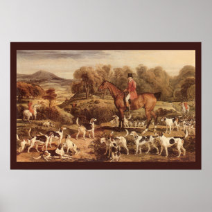 Ralph Lambton und seine Hunde von James Ward Poster