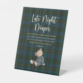 Ralph Lauren Inspired Baby Shower Diaper Game Sockelschild