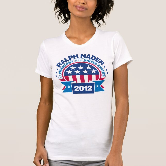 Ralph Nader für Präsidenten 2012 T-Shirt (Vorderseite)