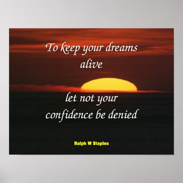 Ralph W Staples Philosophy Poster (Vorne)