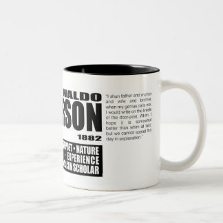 Ralph Waldo Emerson Mug1 Zweifarbige Tasse