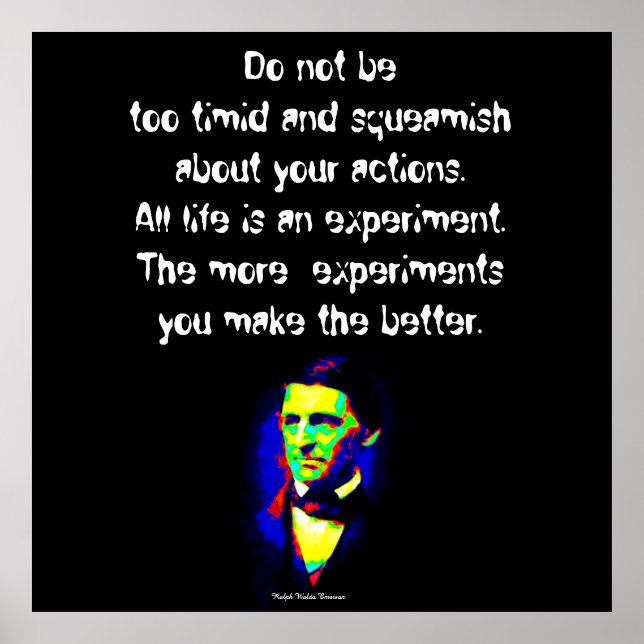 Ralph Waldo Emerson - Worte der Weisheit Poster (Vorne)