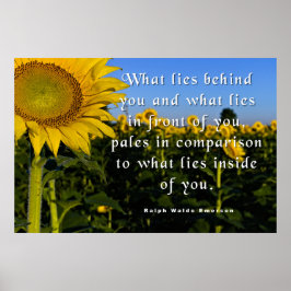 Ralph Waldo Emerson Zitat Poster