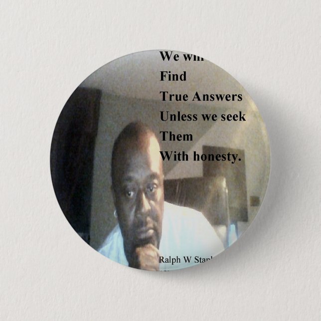 Ralph Wisden Staples Button (Vorderseite)