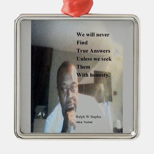 Ralph Wisden Staples Ornament Aus Metall (Vorne)