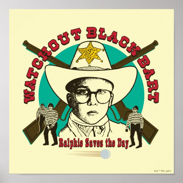 Ralphie Rette den Tag Poster (Vorne)