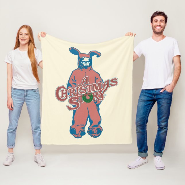 Ralphie | Rosa Albtraum Fleecedecke (Beispiel)