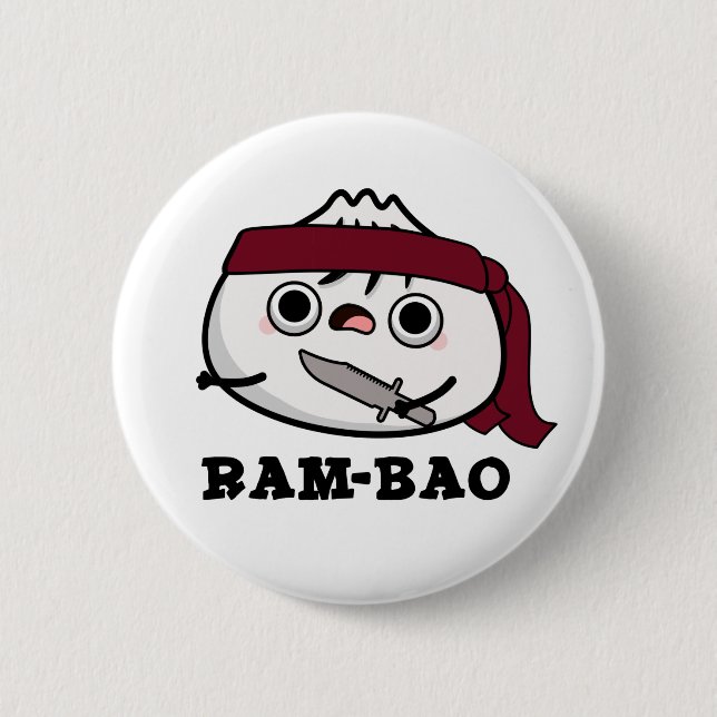 Ram-bao Funny Soldier Dimsun Pun Button (Vorderseite)