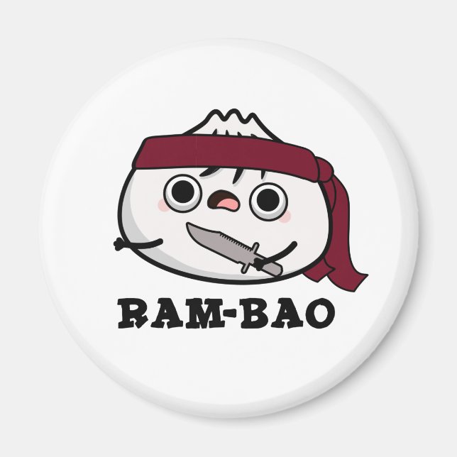 Ram-bao Funny Soldier Dimsun Pun Magnet (Vorne)