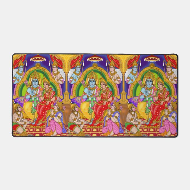 Ram Darbar Mouse Pad Schreibtischunterlage (Vorderseite)