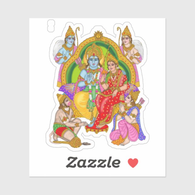 Ram Darbar Sticker (Blatt)