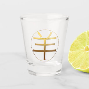 Ram Goat Year Gold Prägung Symbol S Glas