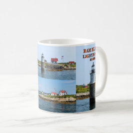 RAM-Insel-Leuchtturm, Boothbay Hafen-Maine-Tasse Kaffeetasse