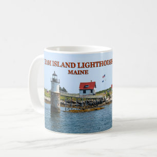Ram Island Lighthouse, Boothbay Hafen Maine Tasse