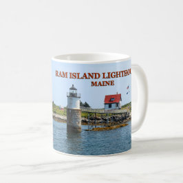 Ram Island Lighthouse, Boothbay Harbor Maine Tasse