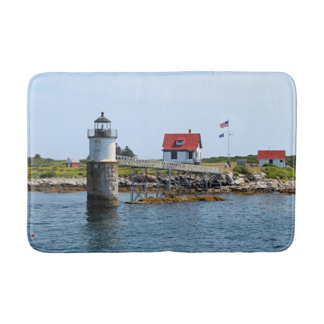 Ram Island Lighthouse, Maine Bath Mat Badematte (Vorderseite)