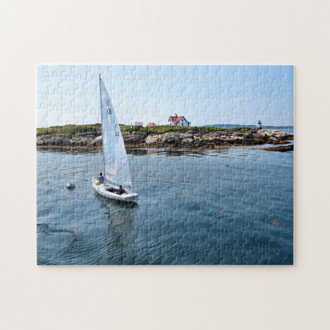 Ram Island Lighthouse, Maine Jigsaw Puzzle (Horizontal)