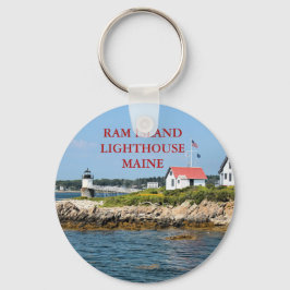 Ram Island Lighthouse, Maine Schlüsselanhänger