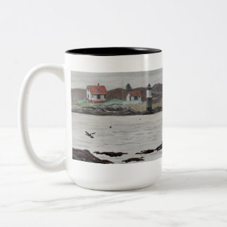 Ram Island Maine Zweifarbige Tasse