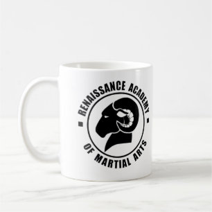 RAM Kaffee-Tasse, schwarzes Logo Tasse
