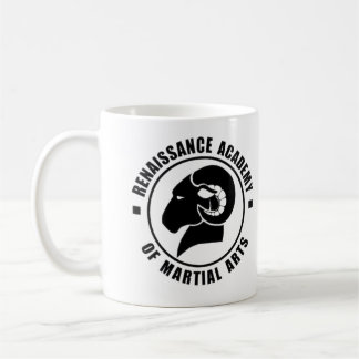 RAM Kaffee-Tasse, schwarzes Logo Tasse