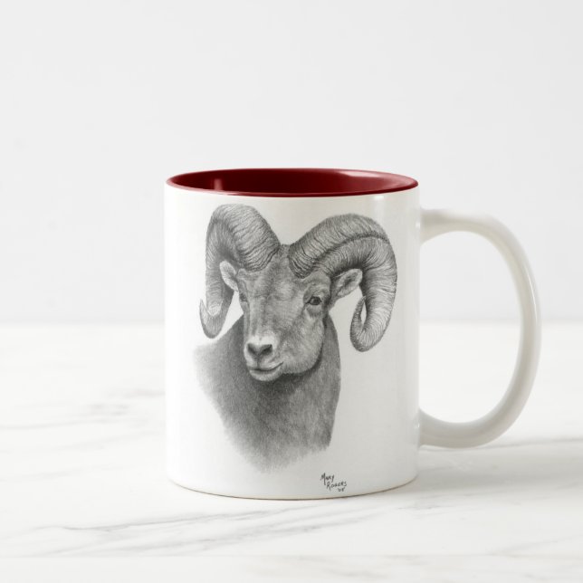 RAM-Kaffee-Tasse Zweifarbige Tasse (Rechts)