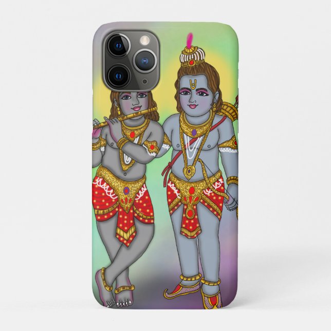 Ram & Krishna Handyhülle Case-Mate iPhone Hülle (Rückseite)