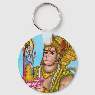 Ram und Hanuman Schlüsselanhänger