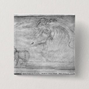 RAM und Kopf eines RAMs Button