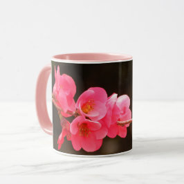 Rama con hermosas flores tasse