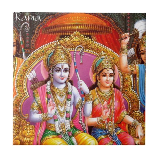 RAMA UND SITA FLIESE (Vorderseite)
