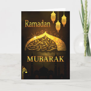 Ramadan Al Adha und Fiter Karte