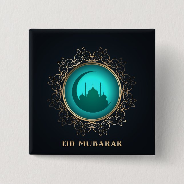 Ramadan Al Adha und Fitr Button (Vorderseite)