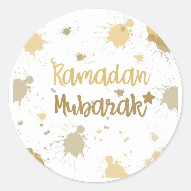 Ramadan-Aufkleber Runder Aufkleber (Vorderseite)