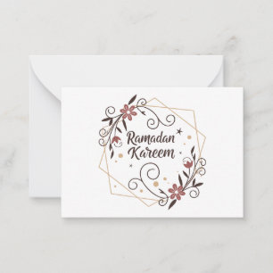 Ramadan Blessings Entdeckungsreise zur Alp Piazza Mitteilungskarte