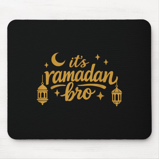 Ramadan Bruder lustiger Spruch muslimischer Fasten Mousepad (Vorne)