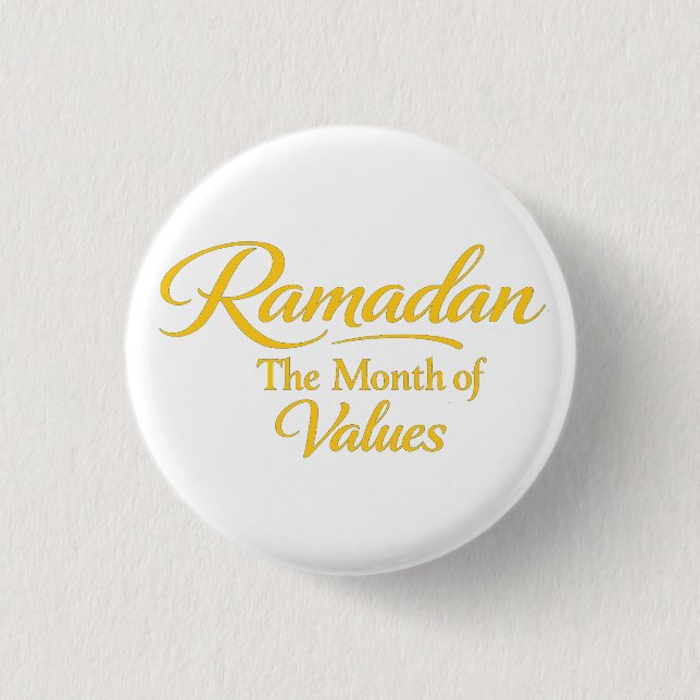 Ramadan der Werte Button (Vorderseite)
