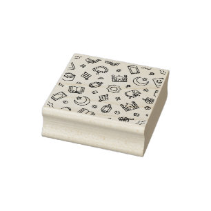 Ramadan Doodles Briefmarke Gummistempel