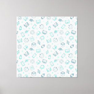 Ramadan Doodles Canvas Print Leinwanddruck