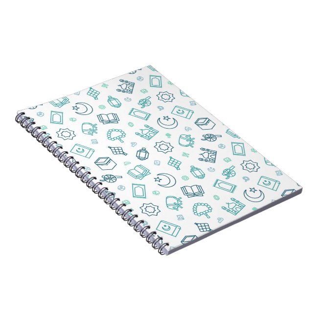 Ramadan Doodles Foto Notebook Notizblock (Rechte Seite)