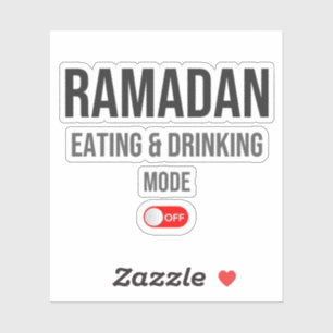 Ramadan: Drink aus dem Essmodus Aufkleber