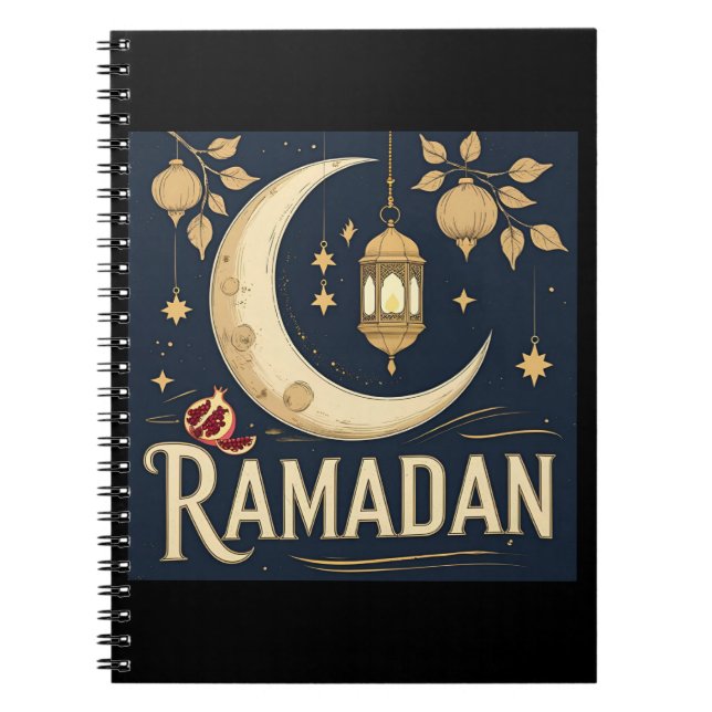 Ramadan fängt Licht, Rhythmus und Reflexion ein Notizblock (Vorderseite)